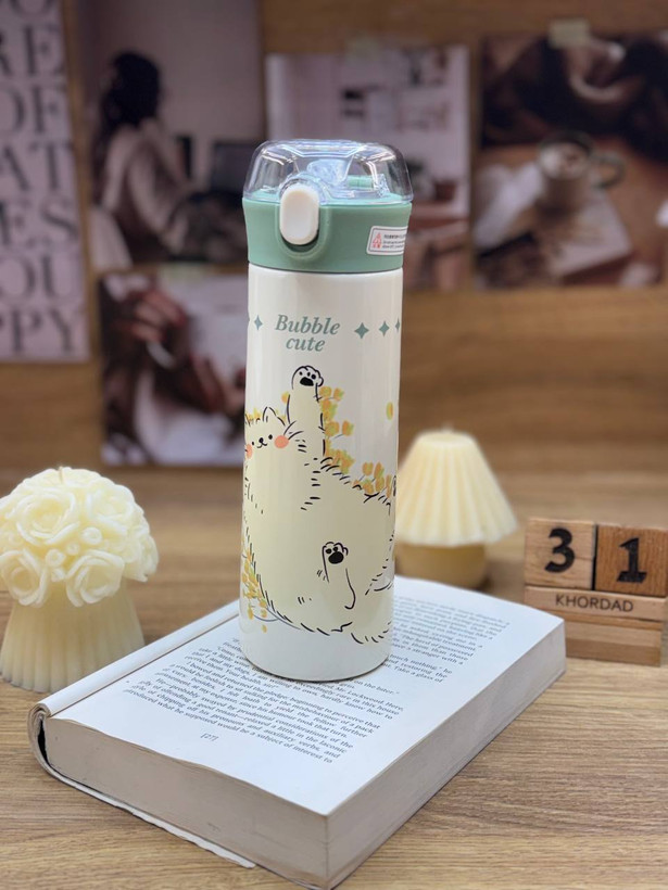 قمقمه طرح Bubble با طرحهای متنوع ۵۰۰ میلیلیتر بطری آب فانتزی مناسب مدرسه، محل کار و استفاده روزمره مناسب هدیه كدکالا:4170