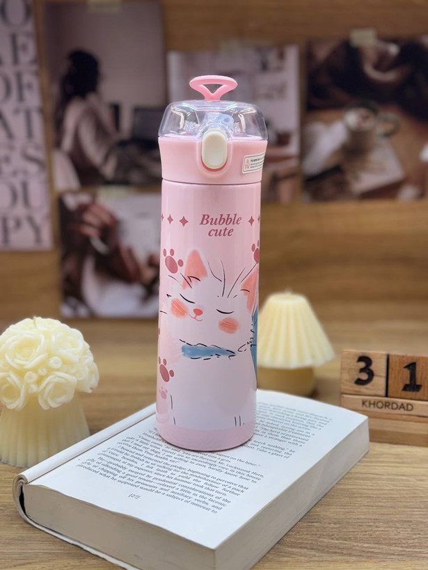 قمقمه طرح Bubble با طرحهای متنوع ۵۰۰ میلیلیتر بطری آب فانتزی مناسب مدرسه، محل کار و استفاده روزمره مناسب هدیه كدکالا:4170