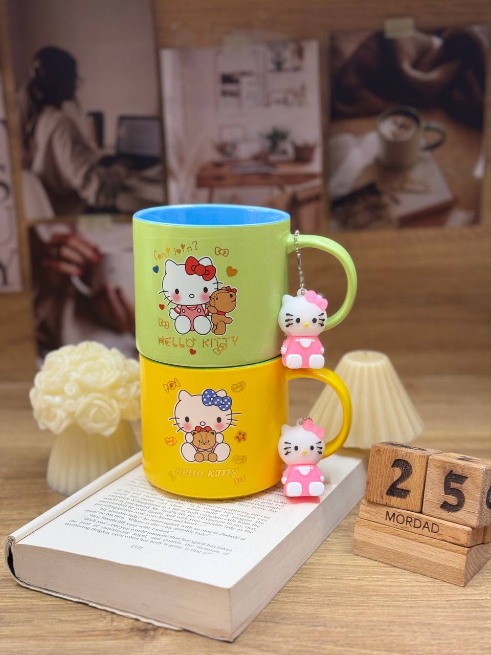 ماگ کیتی ماگ فانتزی طرح Hello Kitty مناسب استفاده روزمره كد كالا:4432